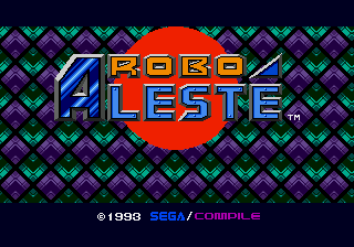 Заставка игры Robo Aleste